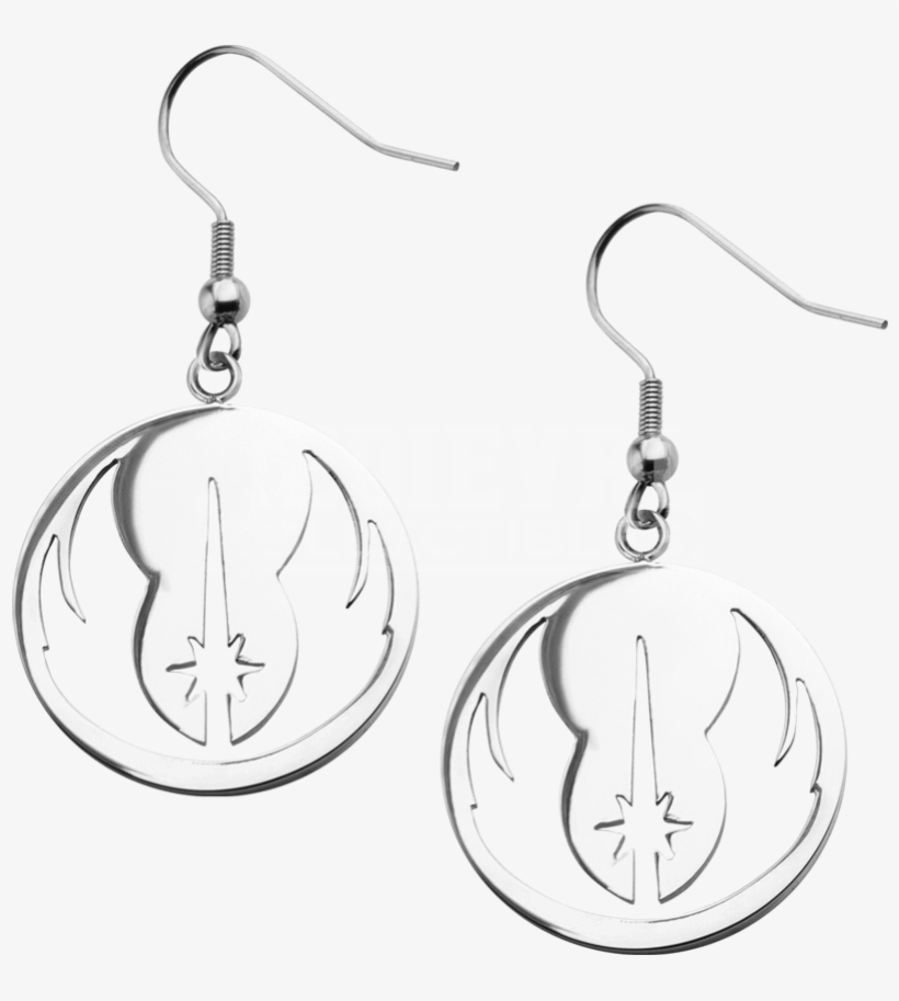 Star Wars Jedi Order Dangle Earrings, transparent png
