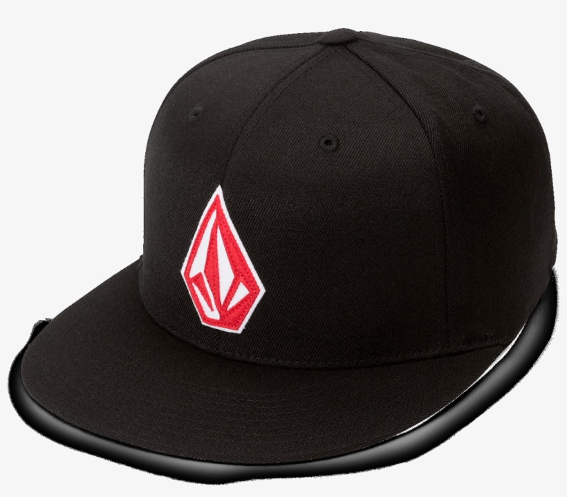 Volcom Stone Stack J-fit Hat Spark Red - Dc Cap Proceeder, transparent png