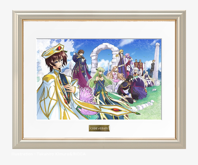 Code Geass Blu Ray Framed Art - コード ギアス 複製 原画, transparent png