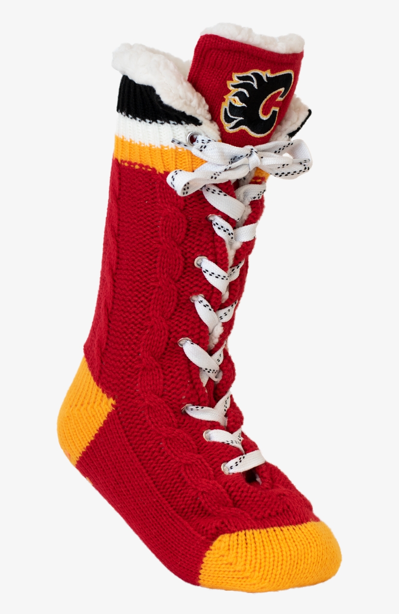 Calgary Flames Nhl Slipper Skates - Calgary Flames, transparent png