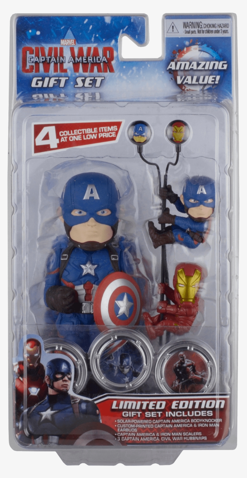 Stock Photo - Neca Captain America: Civil War Gift Set, transparent png