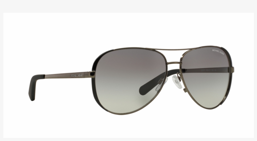 Michael Kors Chelsea Mk5004 101311 59 Sunglasses - Michael Kors Mk5004 101311 Black Aviator Sunglasses, transparent png