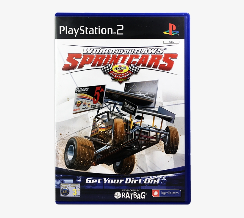 World Of Outlaws Sprint Cars Playstation 2 Ps2 - Ps2 World Of Outlaws Sprintcars, transparent png