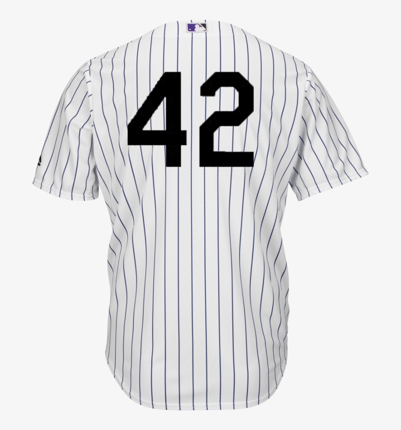 Jackie Robinson Day 42 Jersey - Colorado Rockies Nolan Arenado White Men's Jersey, transparent png