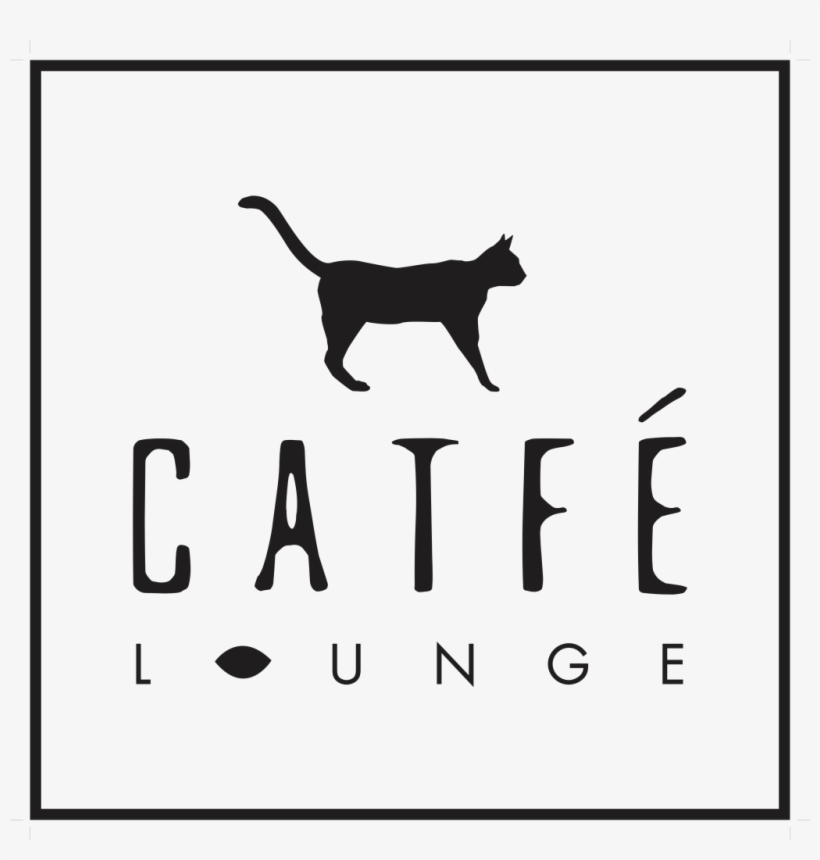 The Catfe Lounge - Cat Cafe Logo Png, transparent png