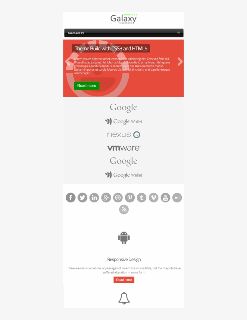 Galaxy Responsive Theme - Responsive Web Design, transparent png