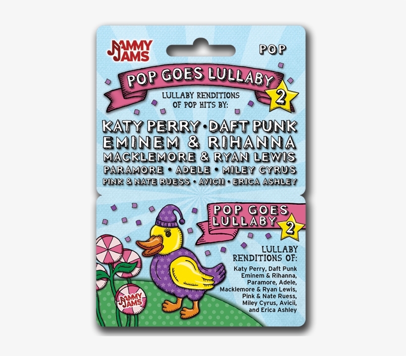 Pop Goes Lullaby - Jammy Jams - Pop Goes Lullaby 2 - Download Card, transparent png