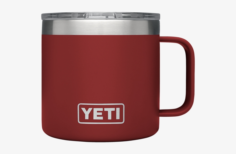 Rambler 14oz Mug Brick Red Cooler Yeti - Yeti 14 Oz Tumbler Mug, transparent png