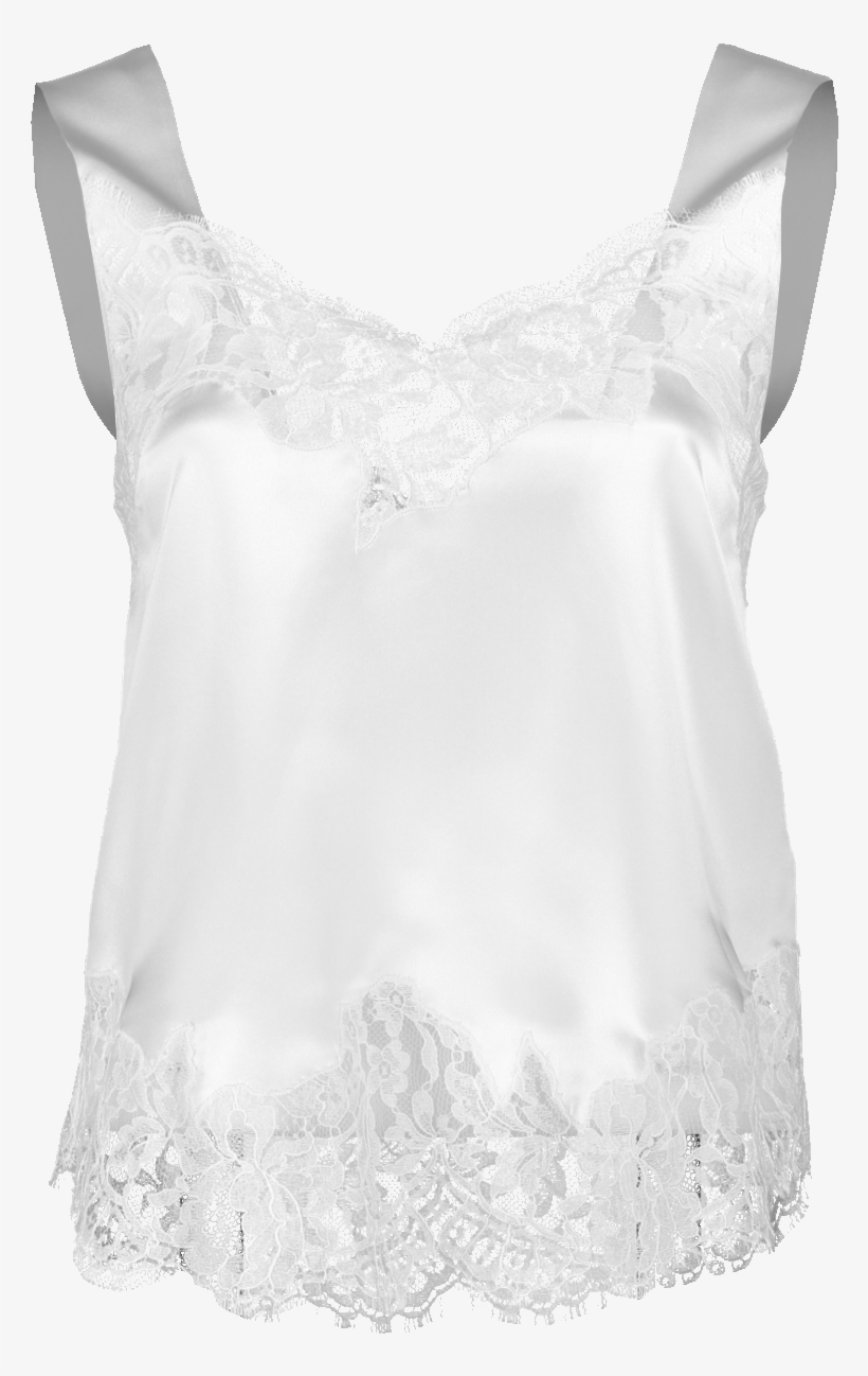 Givenchy Lace Camisole In White - Lace, transparent png