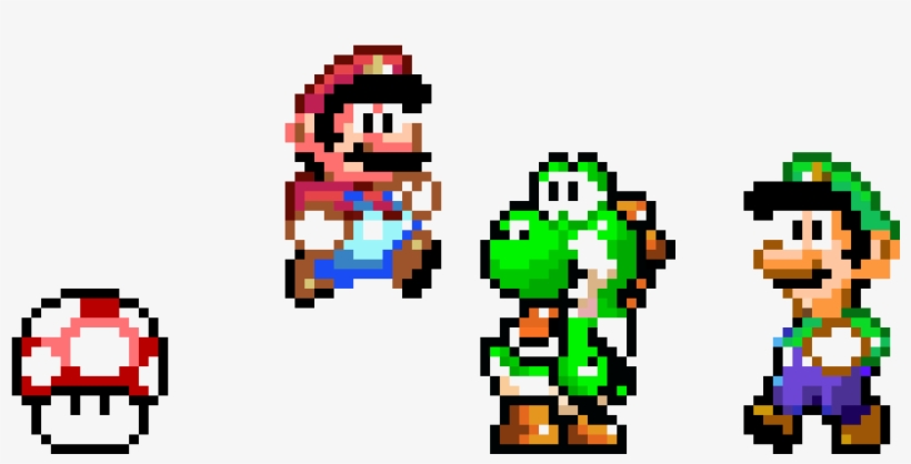 Super Mario World - Pixel Mania Pixel Mushroom Tote Bag, transparent png