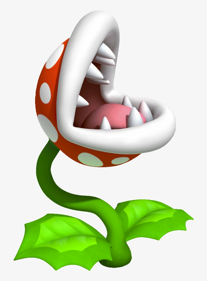 Piranha Plant Mario Kart, Mario Bros - Super Mario Venus Fly Trap, transparent png