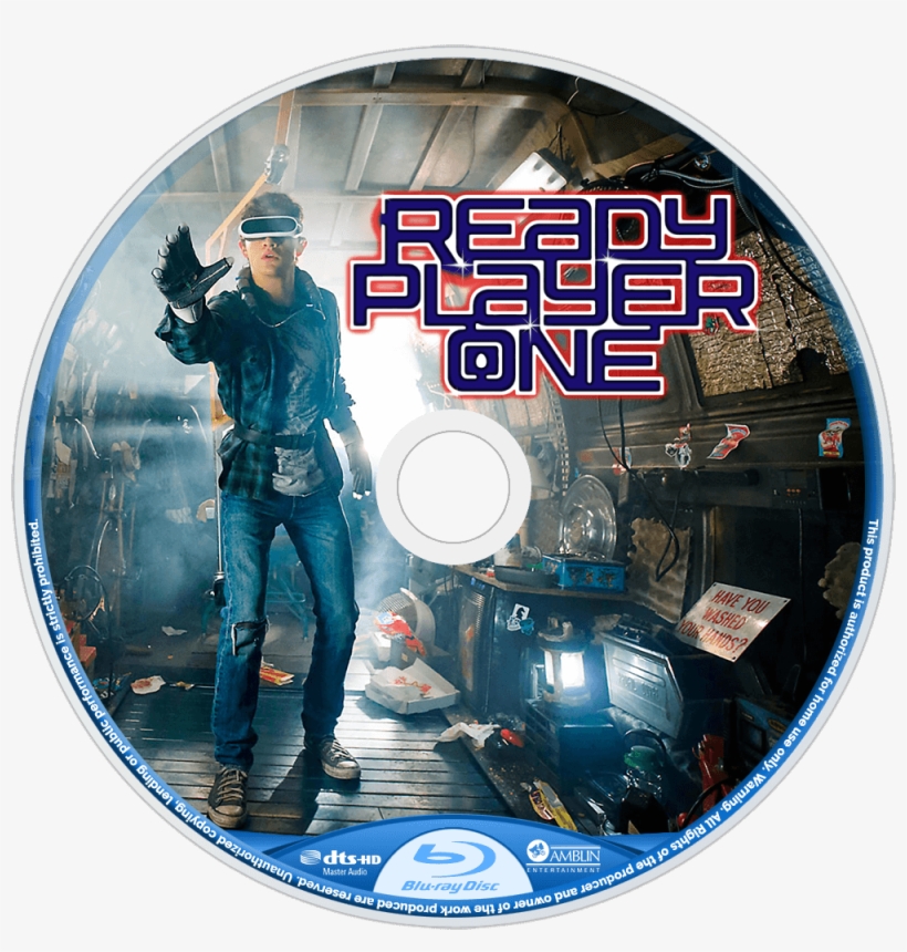 Ready Player One Bluray Disc Image - Ready Player One Movie Dvd, transparent png