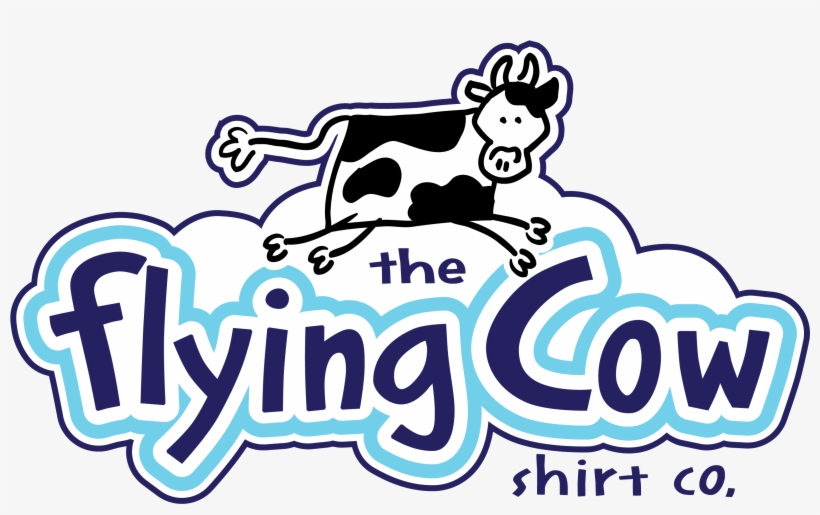 Flying Cow T Shirt, transparent png