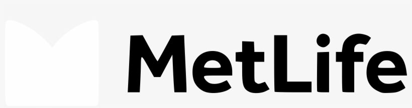 Metlife Logo Black And White - Metlife Inc Logo, transparent png