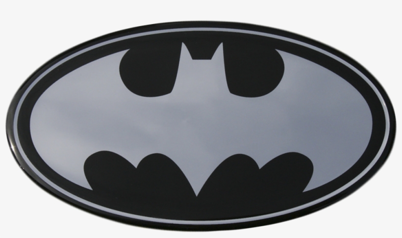 Batman Classic Logo Chrome Lensed Emblem - Batman Chrome Logo Png, transparent png