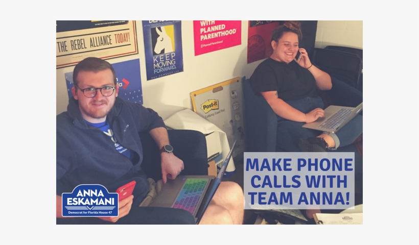 Come Make Calls With Team Anna Weekdays 4-8pm At Barnes - E-book Readers, transparent png