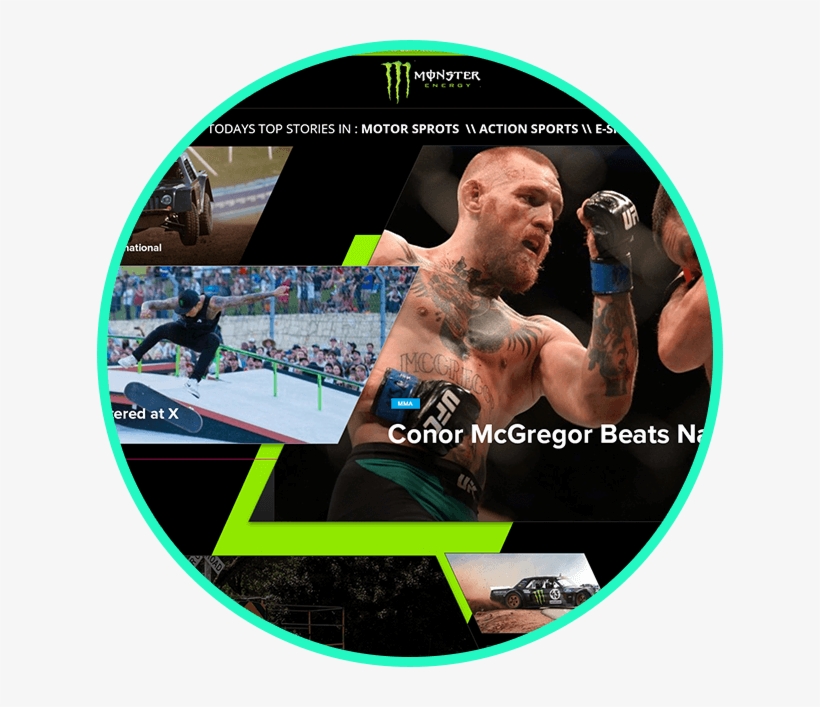 Monster Energy Home Page Wireframe - High Fidelity, transparent png