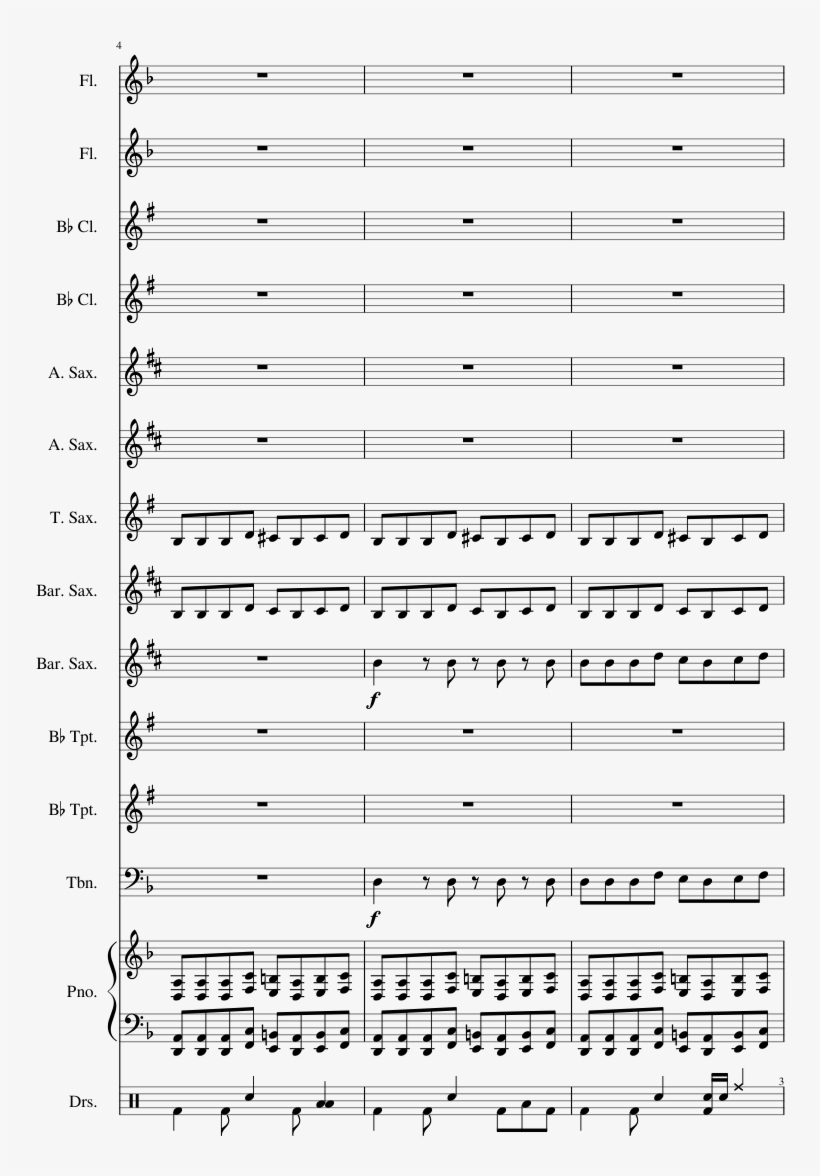 This Will Be The Day Sheet Music Composed By Jeff Williams - Music, transparent png