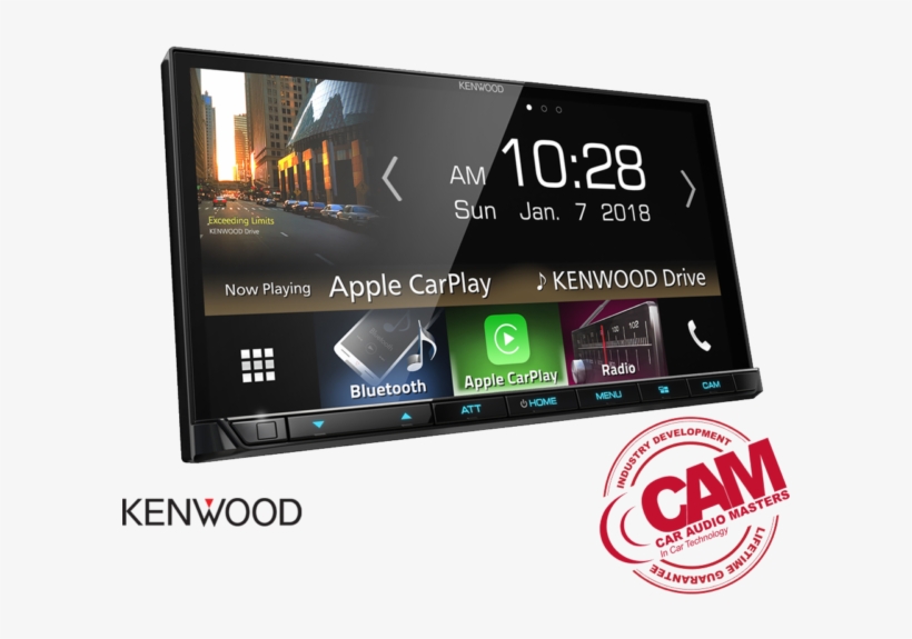 Kenwood Dmx8018s Av Receiver - Kenwood Dmx7017bts - Digital Receiver - In-dash Unit, transparent png