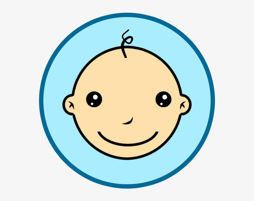 Baby Clipart Basketball - Baby In A Circle, transparent png