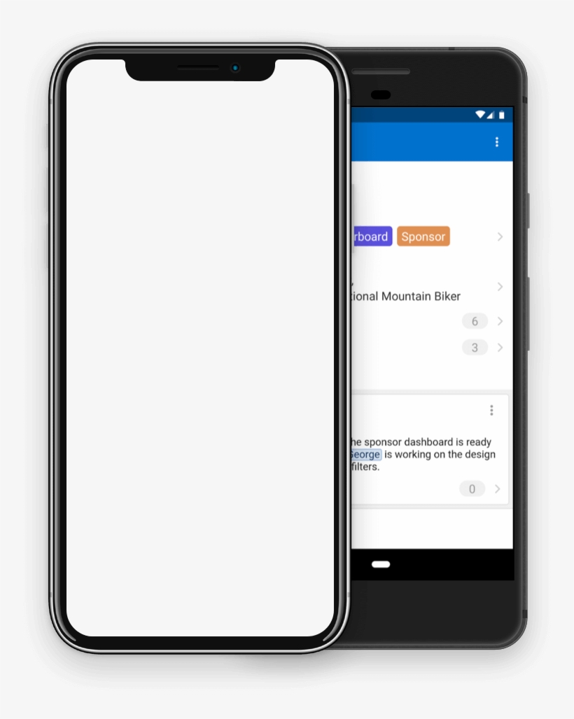 Iphone And Android Phone - Android, transparent png