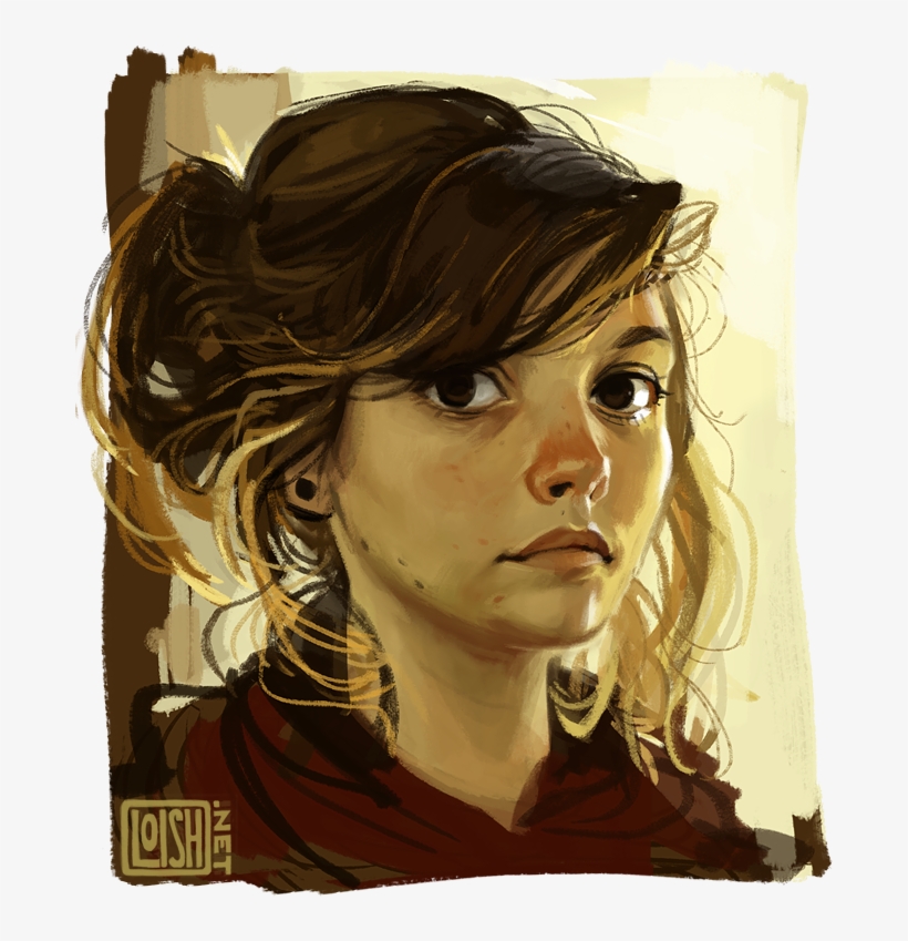 Free Collection Of Free Portraits - Lois Van Baarle Self Portrait, transparent png
