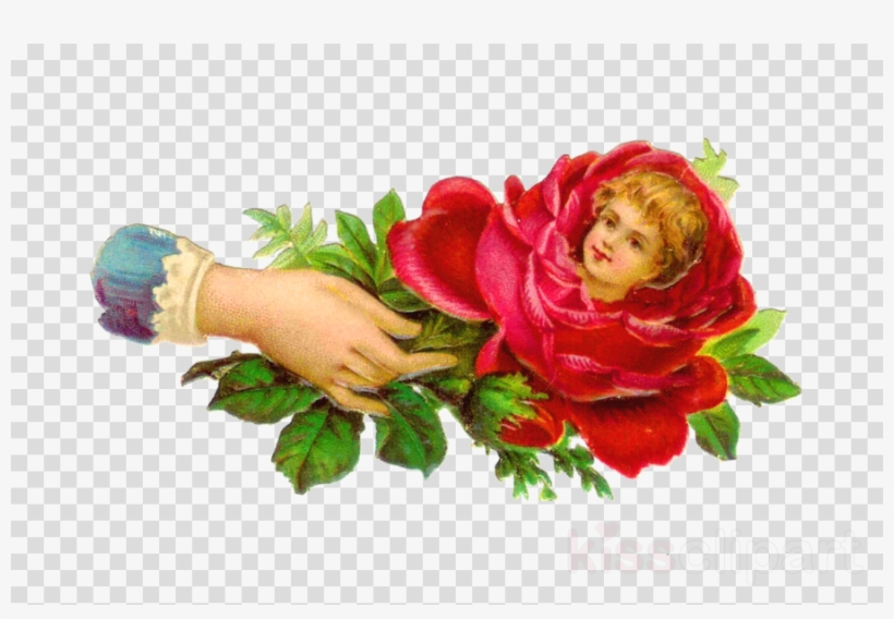 Download Victorian Hand Flowers Clipart Victorian Era - Clip Art, transparent png