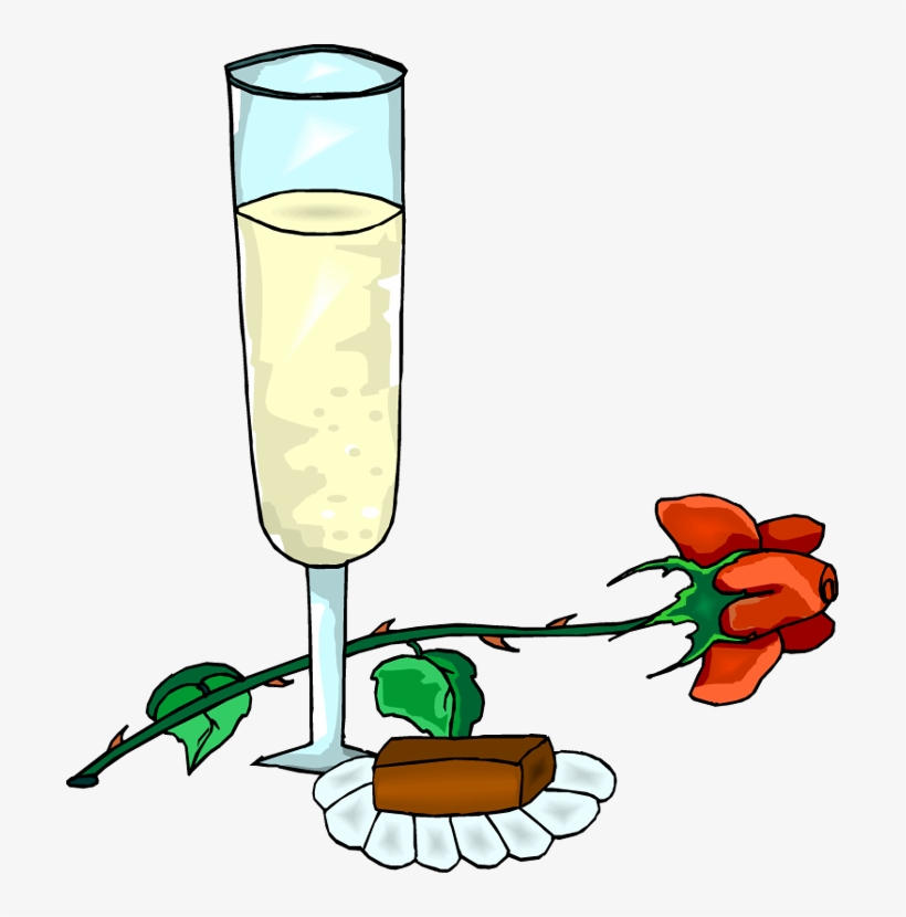 365 Days Of Fun In Marriage - Wine And Chocolate Clipart, transparent png