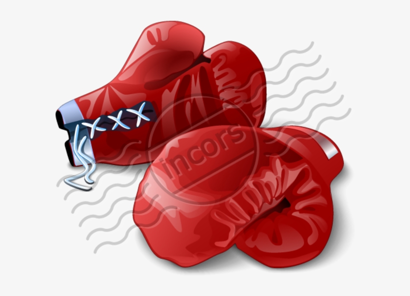 Gloves Clipart Boxing - Red Boxing Gloves Icon, transparent png