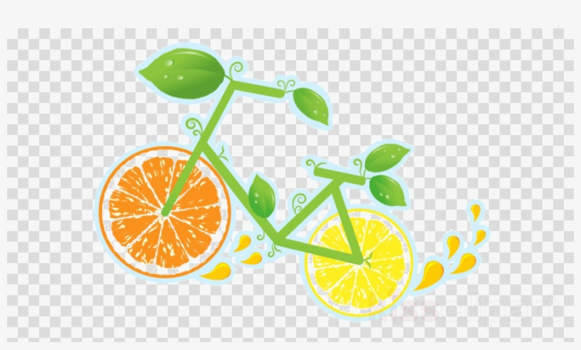 Bicycle Clipart Lemon Bicycle Wheel - Blue Lemon, transparent png