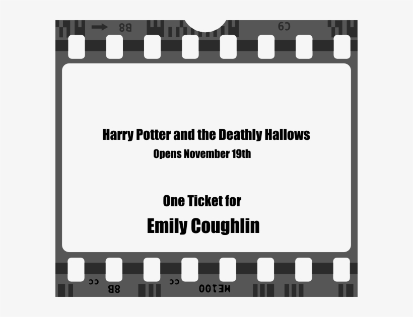 Harry Potter Clip Art At Clker Com - Film Strip Frame Png, transparent png