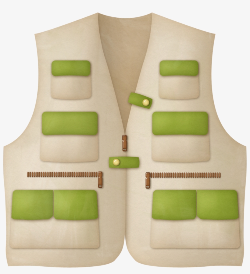 Fishing Jacket Clip Art, Fish Clipart, Fish Camp, Fishing - Safari Jacket Clip Art, transparent png