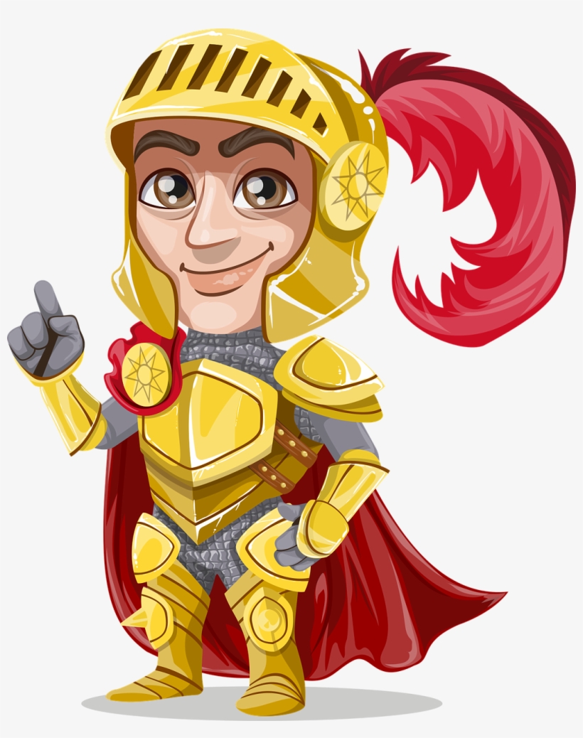 Knights Cliparts Public-domain - Cartoon Hero Clip Art Armor, transparent png