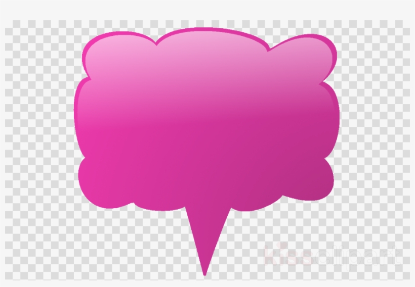 Heart Clipart Speech Balloon - Clip Art, transparent png