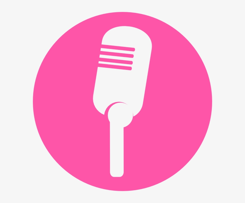 Mic Clipart Pink Pink Microphone Clip Art 600x600 PNG Download PNGkit
