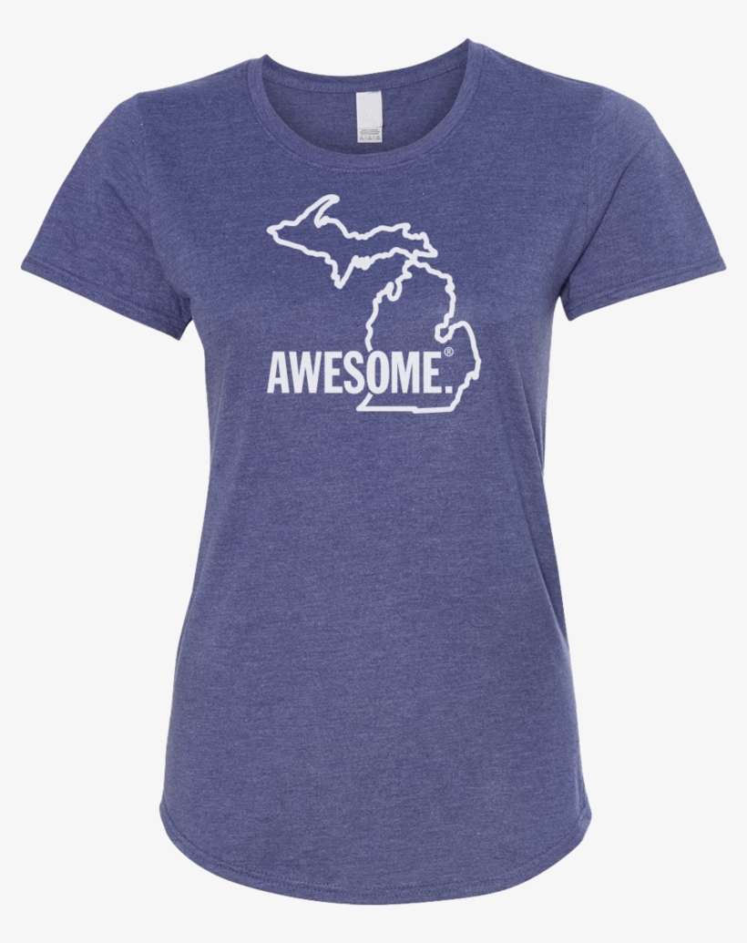 Ski Michigan - Women's Fitted, transparent png