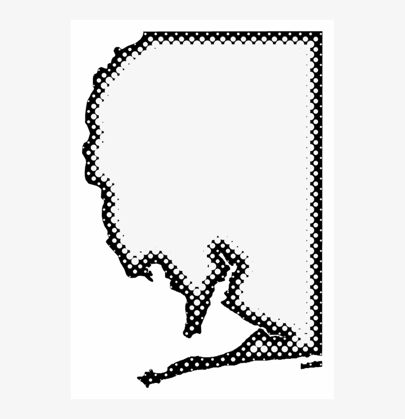 A Map Of Santa Rosa With Dots Reversed Out Of A Black - Mayoral, transparent png