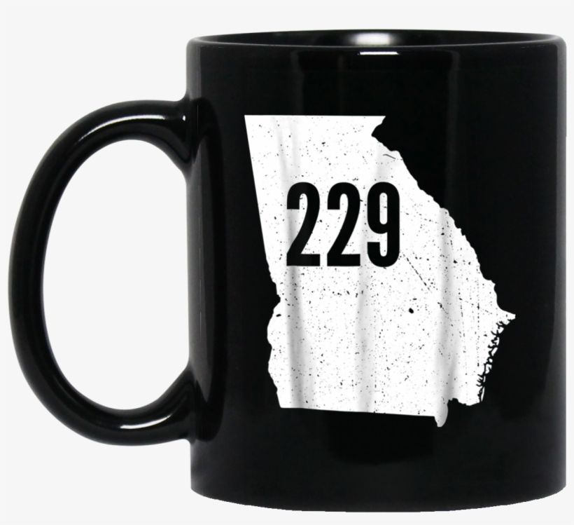 229 Georgia Area Code Outline State Southern Pride - Harry Potter Cat Mug, transparent png