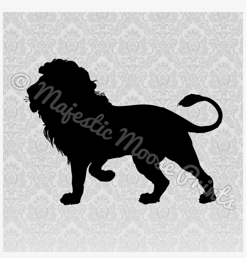 Roaring Lion Clip Art Black And White, transparent png