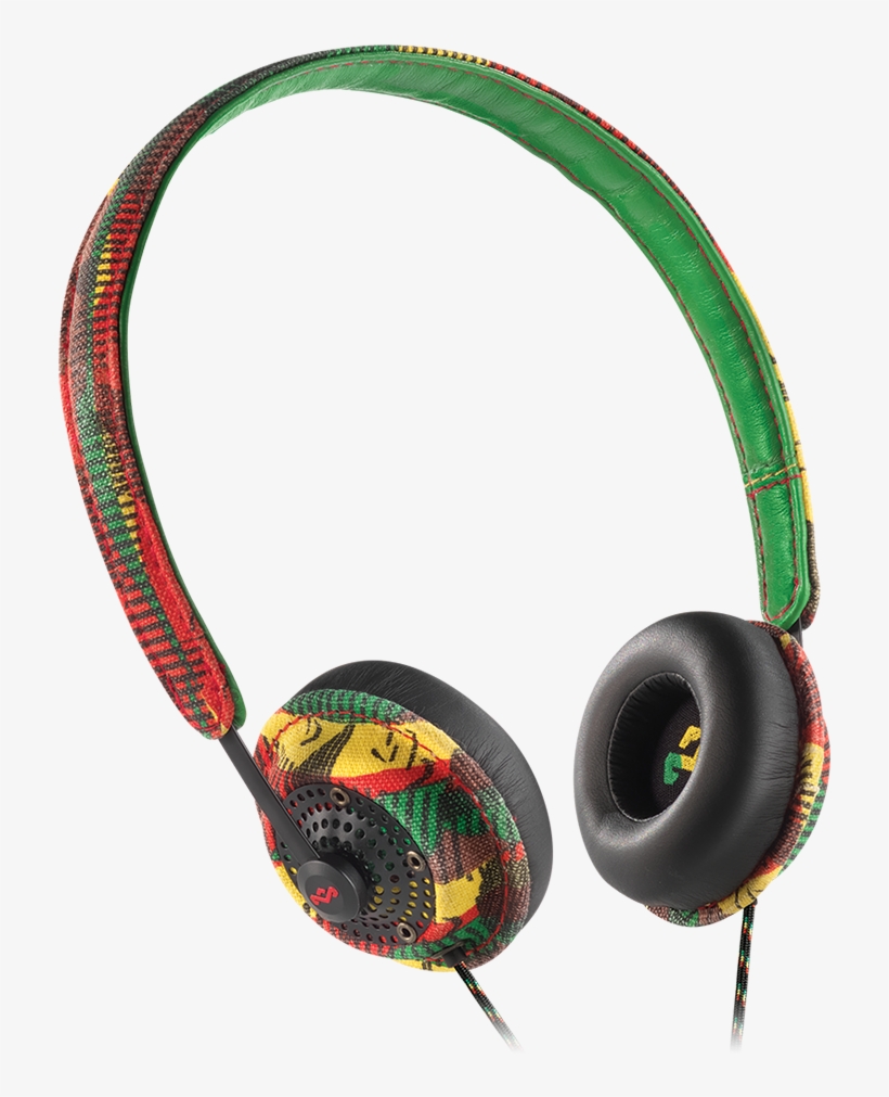 Harambe™ On-ear Headphones - House Of Marley Harambe Rasta With Mic, transparent png