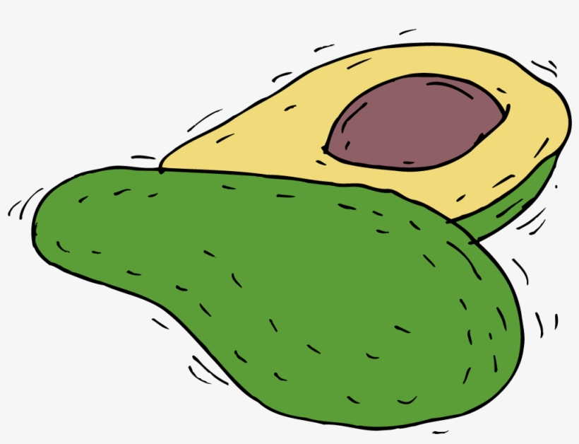 Avocado, transparent png