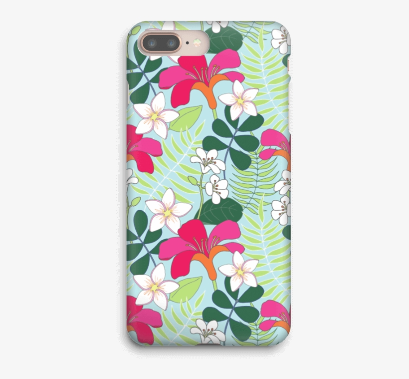 Tropical Flowers Case Iphone 8 Plus - Ipad 4, transparent png