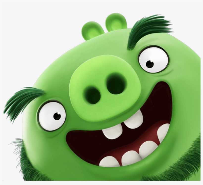 Angery Birds Movie Clipart Angry Birds Fight Film Angry - Angry Birds Movie Green Pig, transparent png