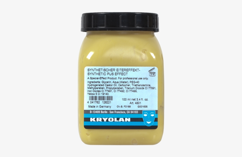 Synthetic Pus Effect Can Make The Cut Look More Realistic - Kryolan Synthetic Pus Effect, transparent png