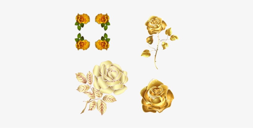 Golden Roses, Gold, Roses, Gold Leaves Png And Psd - Iphone 6/6s Tough Case, transparent png
