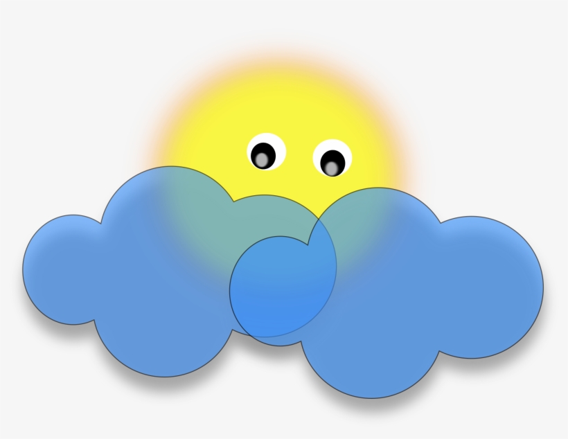 Cloud Download Rain Storm - Sun And Cloud Vector Png, transparent png