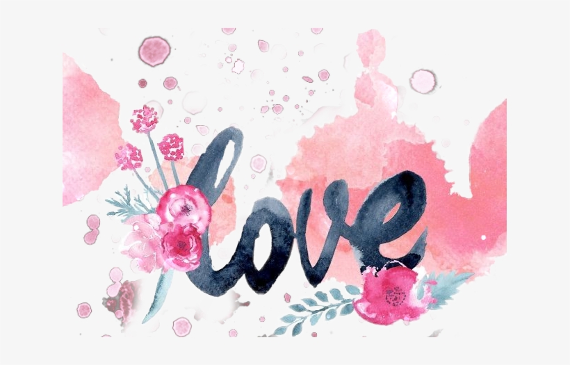 Report Abuse - Love Flowers Paint Splatter Cosmetic Makeup Bag, transparent png