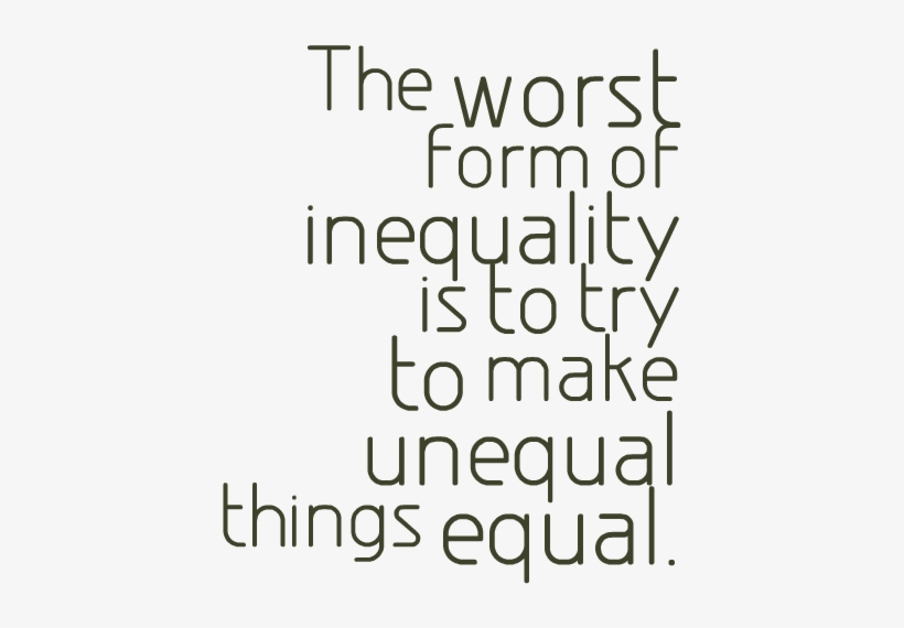 Equality Quotes Png Pic - Printing, transparent png