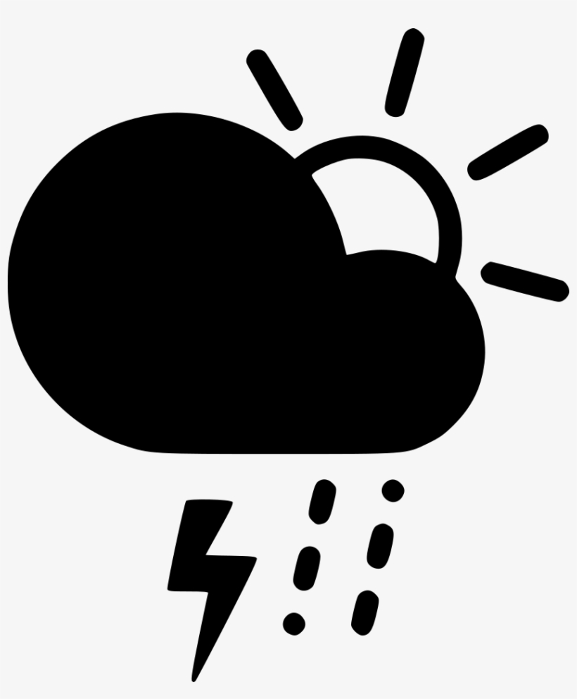 Day Sleet Storm Cloud Lightning Rain Sun Comments - Weather Forecasting, transparent png