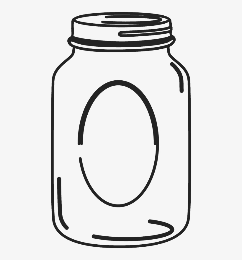 Image Black And White Stock Rubber Stamp Circle Stamps - Mason Jar Clip Art, transparent png